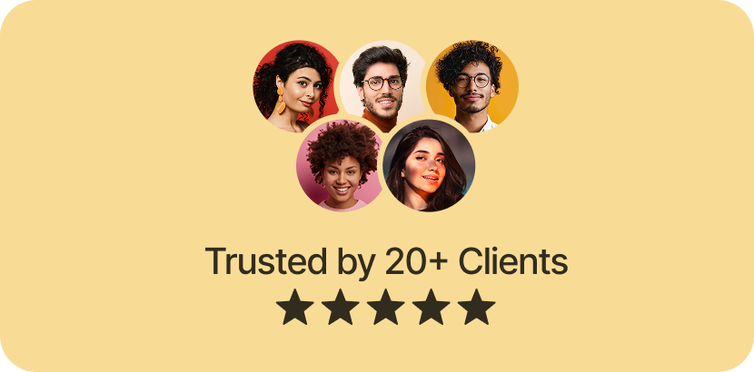Trusted by 20+ Clients